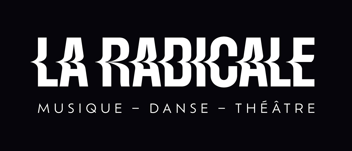 Logo La Radicale - blanc sur noir