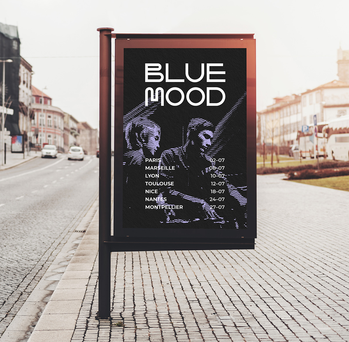 Affiche de tournée Blue Mood