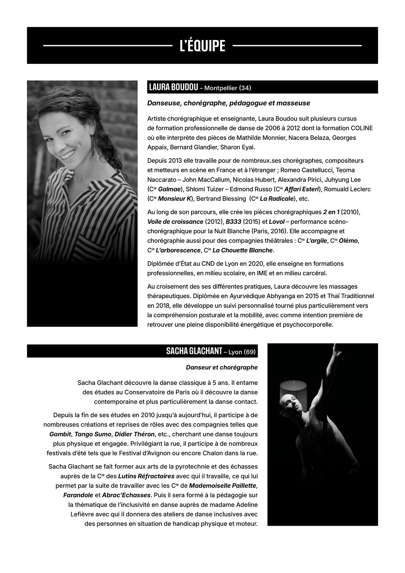 Page du dossier de presse La Radicale