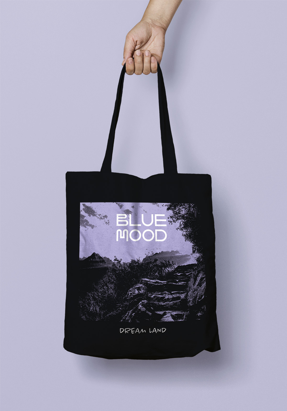 Tote bag Blue Mood