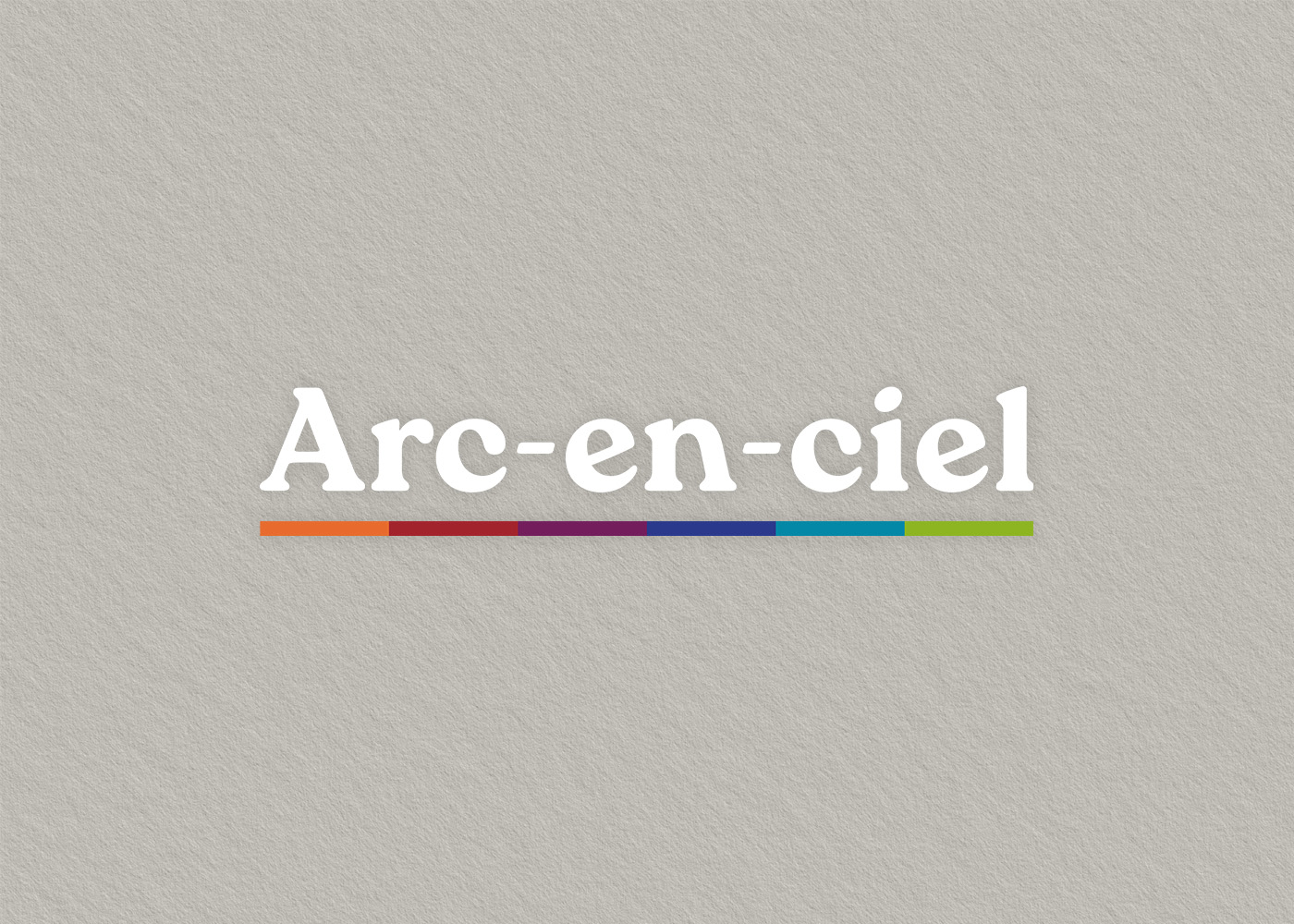 Logo Arc-en-ciel blanc