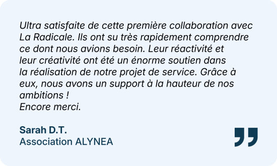 Témoignage sur le travail de La Radicale studio