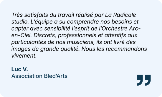 Témoignage sur le travail de La Radicale studio